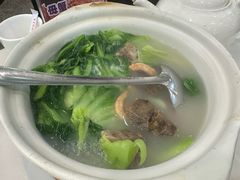 虾干咸骨煲淋大芥菜-渔意楼·驰名沙田乳鸽(五羊旗舰店)