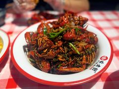 甜麻干煸小龙虾-在老街·淮安大排档·甜麻干煸龙虾·烧烤(河下古镇店)