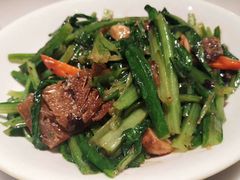 豆豉鲮鱼炒油麦菜-新旺茶餐厅·早餐·夜宵(仙霞店)