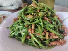 扁豆肉丝-娄三少·老北京春饼烤鸭家常菜(富力又一城店)