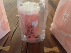 奶酪红草莓-LELECHA乐乐茶(上海五角场万达广场店)