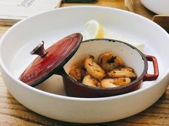 小铁锅罗勒橄榄番茄辣虾仁配薄饼-Green Option(官舍店)
