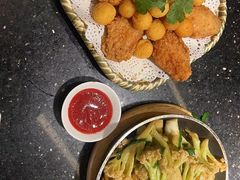 碳烤鸡翅配鸡米花-焰鱼(昌建广场店)