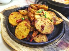 铁板土豆片-李师傅脆肚(梅林店)