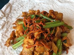 虫草花煎焗鸡柳-二十八里太湖船菜(吉祥路店)