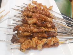 鹤岗特色牛肉肥瘦相间的特香-老何太太鹤岗小串·团建聚餐(龙华店)