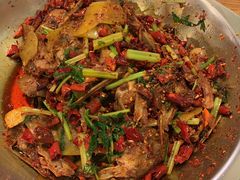 主打的干锅鸭头-安诚居干锅鸭头(八角店)