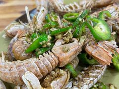 椒盐濑尿虾-贞姨美食·老字号海鲜大排档