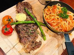 牛排意面套餐-Lets burger非常汉堡·环球风味(蓝色港湾店)