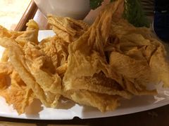 炸腐竹-仄园围炉坊·牛肉火锅·汕头卤水火锅(蛇口店)