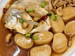 鲳鱼烧年糕-渔满仓海鲜渔家(象山二店)