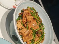 肉末烧地锅豆腐-阿五黄河大鲤鱼(纬三路店)