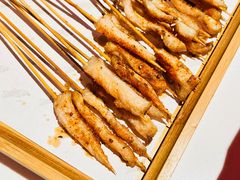鸡肉串-鸣记脆皮烤鱼·海鲜烤鱼(三八广场店)