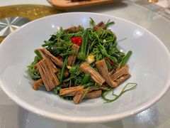 黑腐竹拌丝瓜尖-食家鸽园