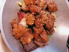 蒜香蜜汁排骨-绿茶餐厅(深圳龙华天虹购物中心店)