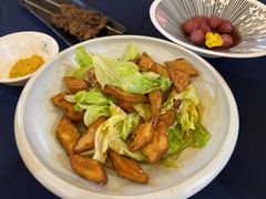 包包菜炒馕-伊带伊路新疆美食府(呼家楼店)