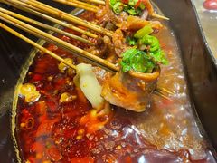 私房秘制香菜牛肉-川麻婆泥锅涮肚·串串火锅(物资学院店)