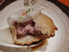 鲜肉虾仁生煎-龍堂蟹黄小笼包(万家丽店)