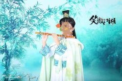 -后宫·古装汉服京剧儿童亲子全家福摄影