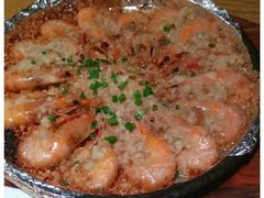 蒜蓉铁板烤虾-热度餐厅(老佛爷店)