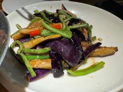 青椒茄子炒豆角-小放牛炒菜馆(北国商城店)