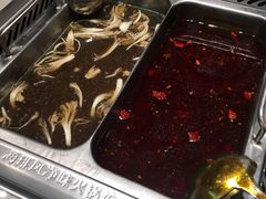 菌汤锅底-海底捞火锅(河东万达广场店)