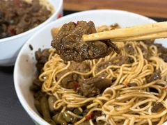 麻辣鸭子和麻辣牛肉双拼-李易面馆(树木岭店)