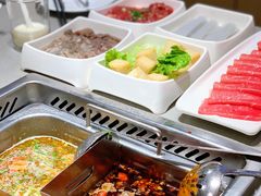 牛油麻辣锅底-海底捞火锅(龙湾万达广场店)