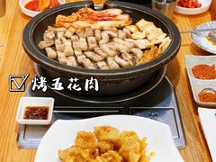 烤五花肉-24 新村雪浓汤(长白山烤肉店)