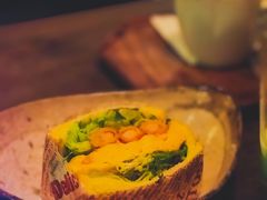 营养滑蛋炸虾三明治-Ginko银子(青龙街店)