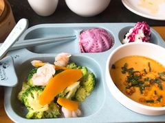西兰花拌虾仁-小城粥道·海胆鲜虾粥(解放广场店)
