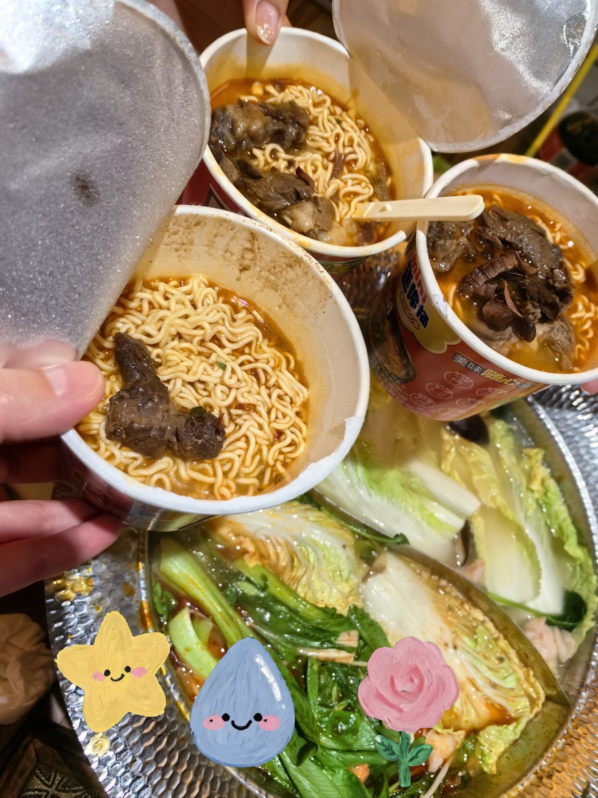 自助里面吃泡面你能懂?