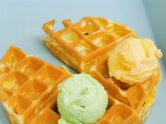 班戟薄饼夹雪糕单球-成裕雪糕店(士多店)