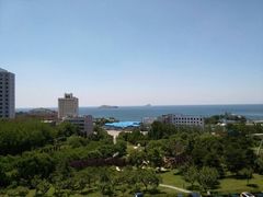 房间阳台看出去-大连国际金融会议中心海景酒店