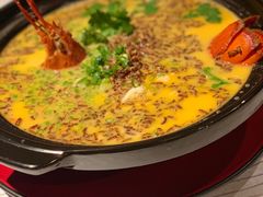 波斯顿龙虾鲜蟹肉浓虾汤糙米泡饭-朝(澳门伦敦人店)