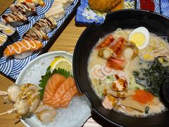 三文鱼腩刺身-友悦食堂(灯湖店)