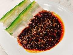 蒜泥白肉配乳瓜-初蓉丨遇见新川菜(亲贤街荣耀店)