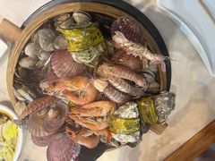鲍鱼拼海螺-船梆煮•蒸汽海鲜·生腌干蒸(五四广场店)