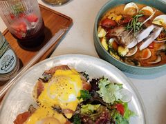 63℃温泉蛋黑松露菌菇三文鱼-农畉LONFOOD(福田星河COCOPark店)