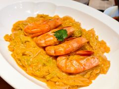 渤海湾对虾炖白菜-喜鼎海胆水饺(东港店)