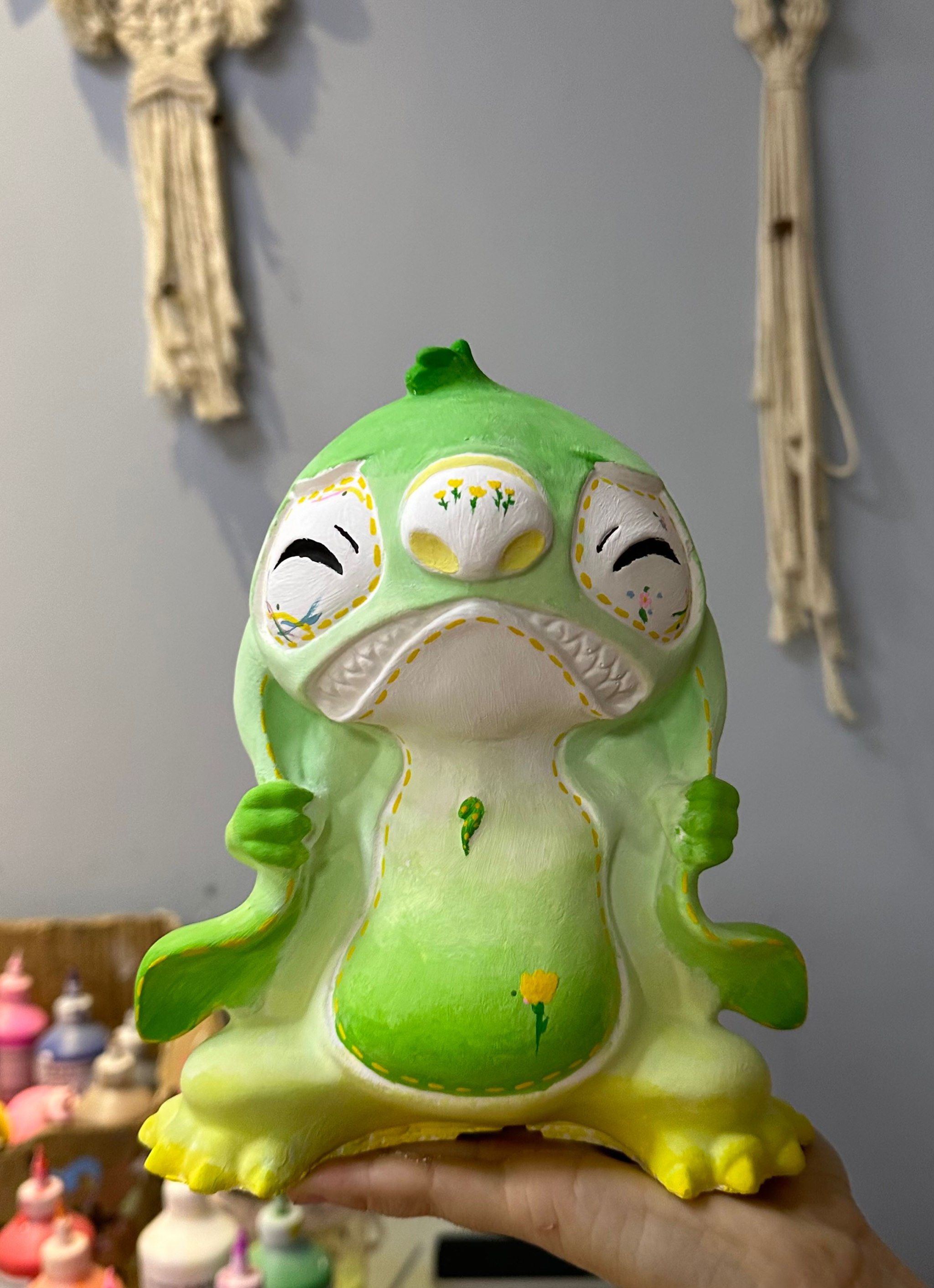 石膏涂鸦 治愈解压