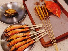 弹牙黄油大连鲍-白仁仔· 活烤海鲜 宵夜(豫园店)