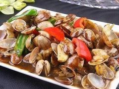 爆炒花甲-阿古海鲜大排档(青澳湾自然之门六年好店)