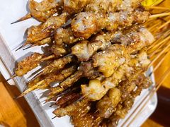 烤羔羊肉串-木屋烧烤(岗顶二店)