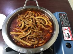 -老红桥炸灌肠牛肚锅烧烤(定福庄店)