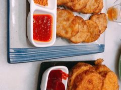 鸡蛋裹炸馒头片-小吊梨汤·北京菜·烤鸭(鸟巢店)