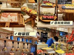 面包甜点陈列柜-康帝国际酒店-艾斯本自助西餐厅
