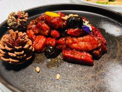 黑蒜松仁牛肉-106餐厅(山水文园店)
