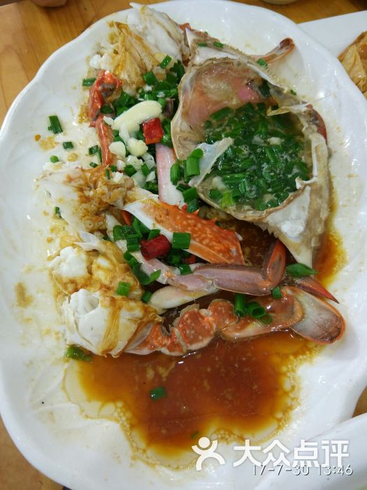 香飞阁小海鲜(马园老店)葱油炒蟹图片 - 第139张
