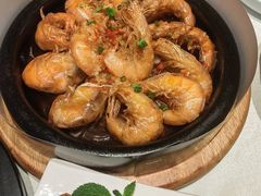 铁板蒜香虾-锦炉·酥皮烤鸭(绿城百合店)